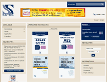 Tablet Screenshot of editions-setes.com